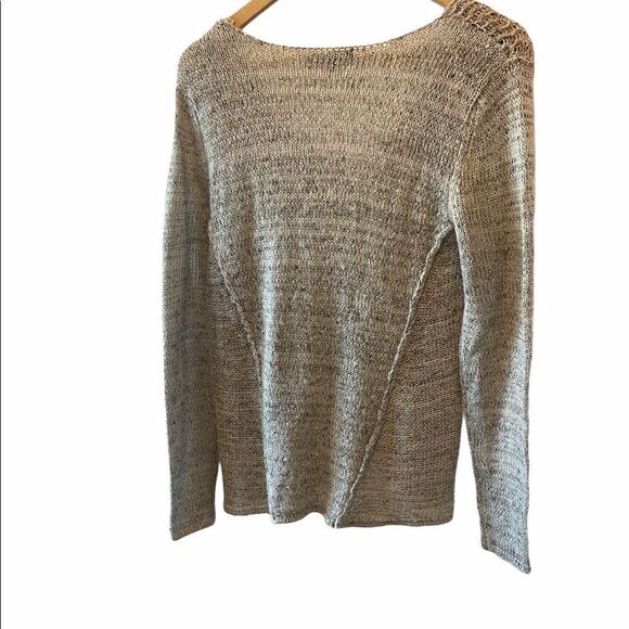 RW&CO Light Grey Metallic Rainbow Tread Sweater M - Picture 3 of 8